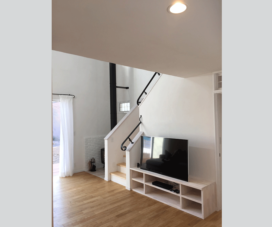 開放的なリビングに家族が集う「佐野の家」